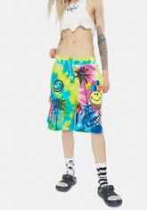 Sunshine Tie Dye Cargo Shorts