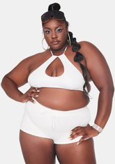 Plus Blanc Not Playing Games Lounge Shorts