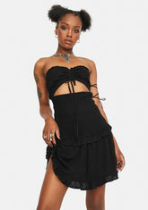 Country Road Smocked Mini Dress