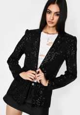 VIP Entrance Sequin Blazer