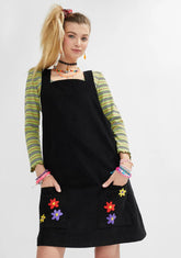 Delighted To Meet You Corduroy Jumper Dress