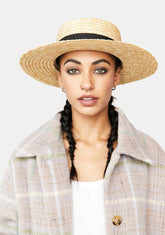 Cottage Dreams Wide Brim Straw Hat