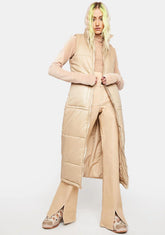 Khaki Keeping Watch Trench Vest