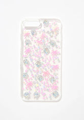 Palm Tree Sequin iPhone Case