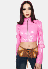 Sweet Things I Deserve Buckle Vinyl Jacket