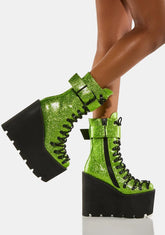 Acid Glitter Traitor Boots