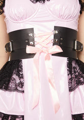 Deep Thoughts Lace Up Waist Belt