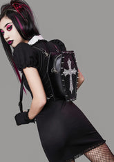 Into The Unknown Spiked Coffin Backpack