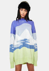 Lost In The Frost Intarsia Sweater