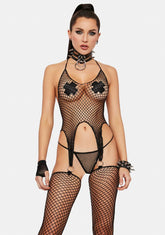 Come Find Me Fishnet Bodystocking
