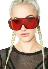 Burning Ember Shield Sunglasses