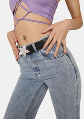 Blinded By Lights Vegan Leather Belt