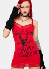 Red Rock N Roll Stole My Soul Cami Mini Dress