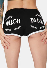 Witch Bitch Graphic Shorts