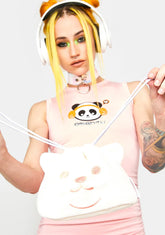 Yowl Fairies & Friends Series Furry Drawstring Bag