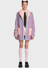 Atomic Sunset Faux Fur Jacket