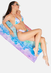 Neon Tie Dye Towel