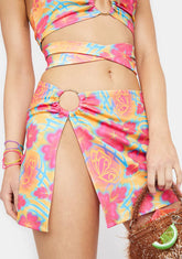 Island Time O-Ring Mini Skirt