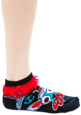 Ahoy Ruffle Ankle Socks