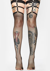 Haute Chicks Only Fishnet Tights