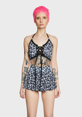 Smiley Front Tie Top