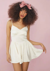 Cup Of Tea Satin Romper