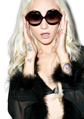 Black Lip Service Sunglasses