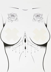 Arctic Fox Wet Vinyl X Factor Pasties