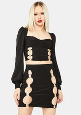 Little Miss Diva Cutout Mini Dress