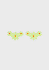 Neon Flower Child Jeweled Pasties
