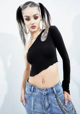 Around That Track One-Sleeve Top