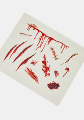 Bloody Cuts Face And Body Sticker Pack