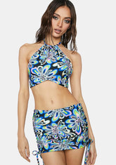 Wildly You Printed Skirt Set