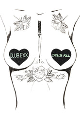Club Exx Heart Pasties