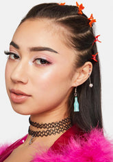 Berry Soda Bottle Drop Earrings