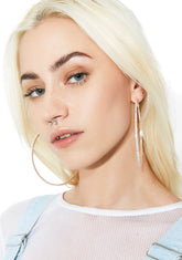 Woke Up In Love Rhinestone Hoops