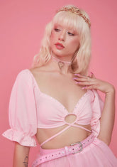 Baby Wood Nymph Strappy Crop Top