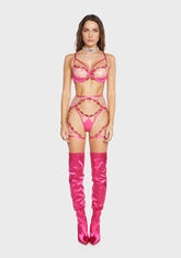 Kiss And Tell Garter Set