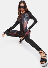 Red Speed Racer Full Bodysuit