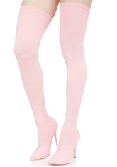 Sugar Spun Thigh-High Boots