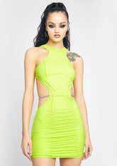 Wind It Up Ruched Bodycon Dress