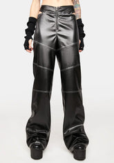 Wicked Late Party Vegan Leather Pants