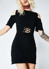 Hawky Cold Shoulder Dress