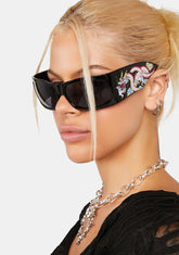 Black Dragon Tattoo Sunglasses
