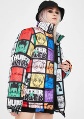 X Hunter x Hunter Puffer Jacket