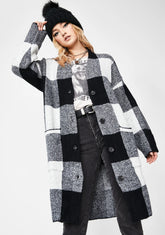 Feelin' Improper Plaid Jacket