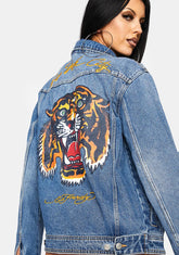 NYC Tiger Denim Jacket