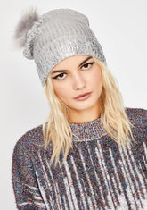 Lit Idea Metallic Beanie