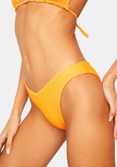 Papaya Enzo Plisse Bikini Bottoms
