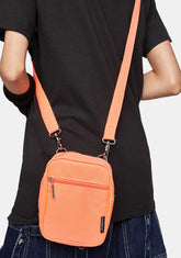 Orange Sidekick Crossbody Sling Bag